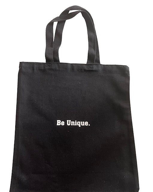 BE You-nique Canvas tote bags